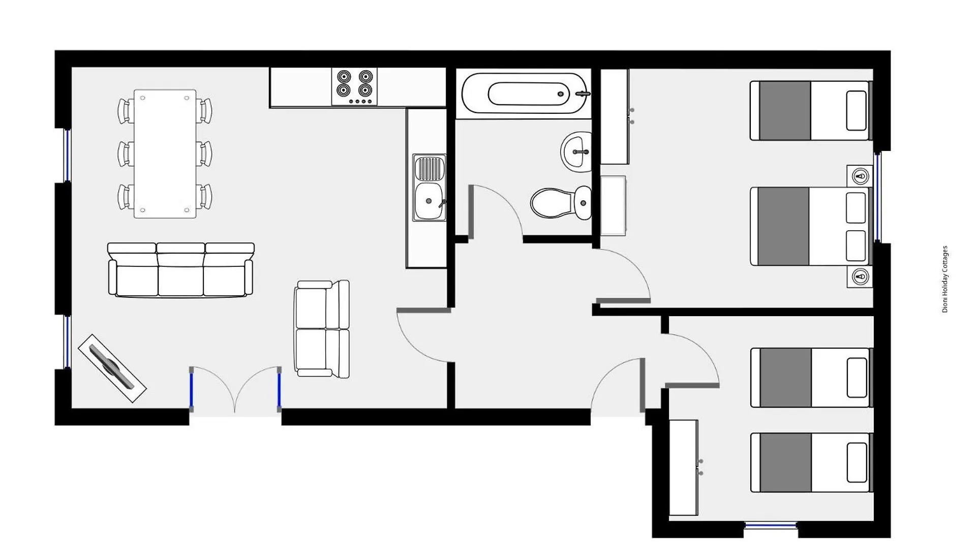 Holiday home Gorwel-soch *